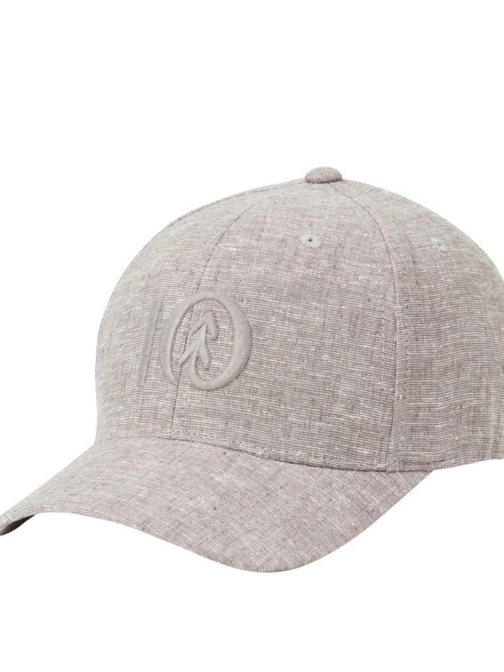 tentree Logo Hemp Thicket - Flex Hat - Heathered Gray - NWT S/M